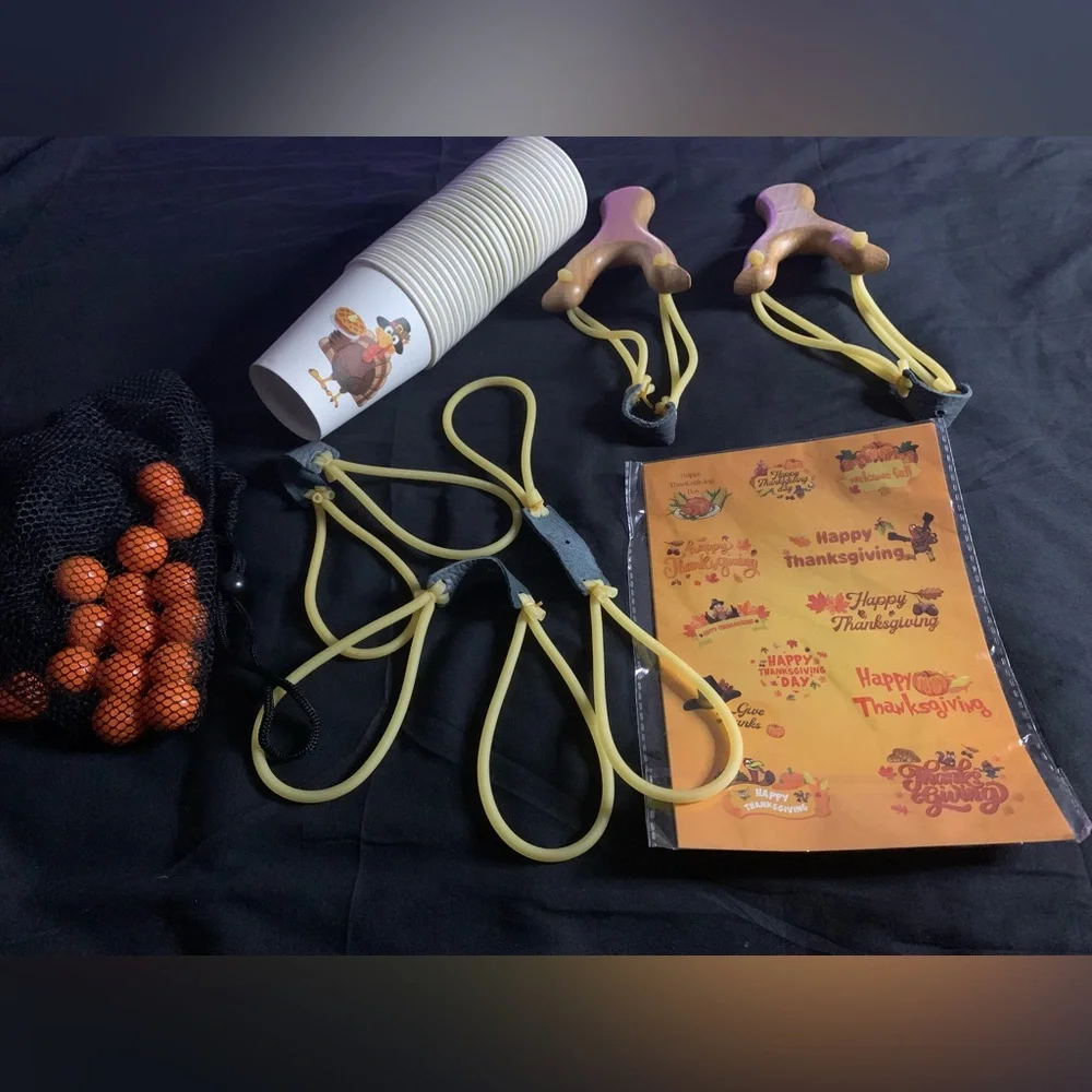 Thanksgiving Turkey Party Slingshot Game Set -